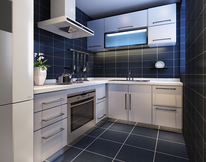 105平簡歐風格裝修效果圖