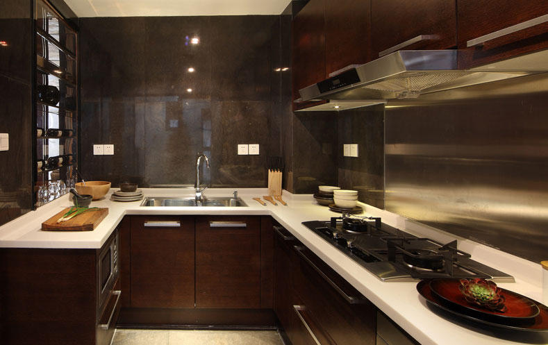 125平現代中式風格裝修效果圖