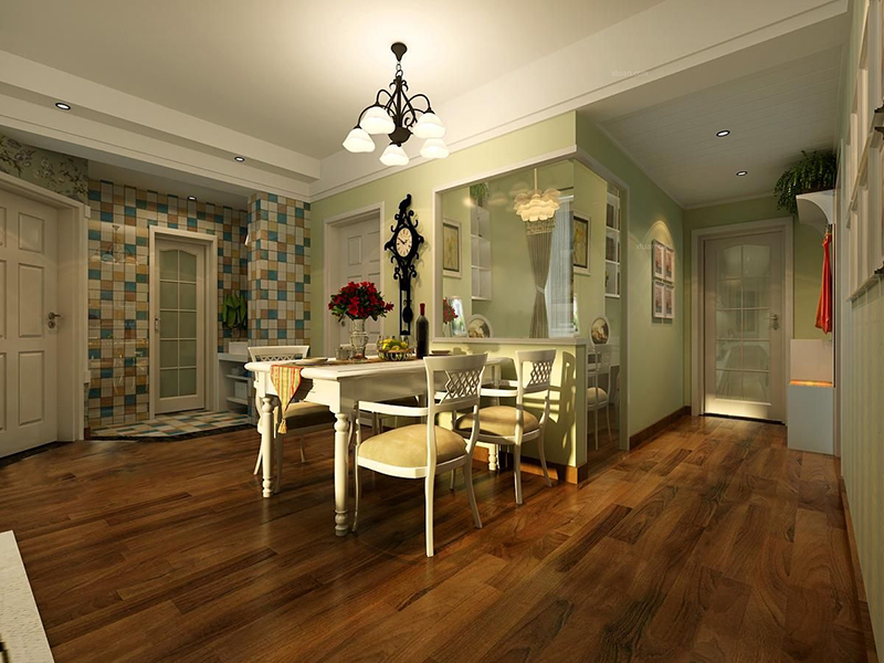 100平中式風格裝修效果圖